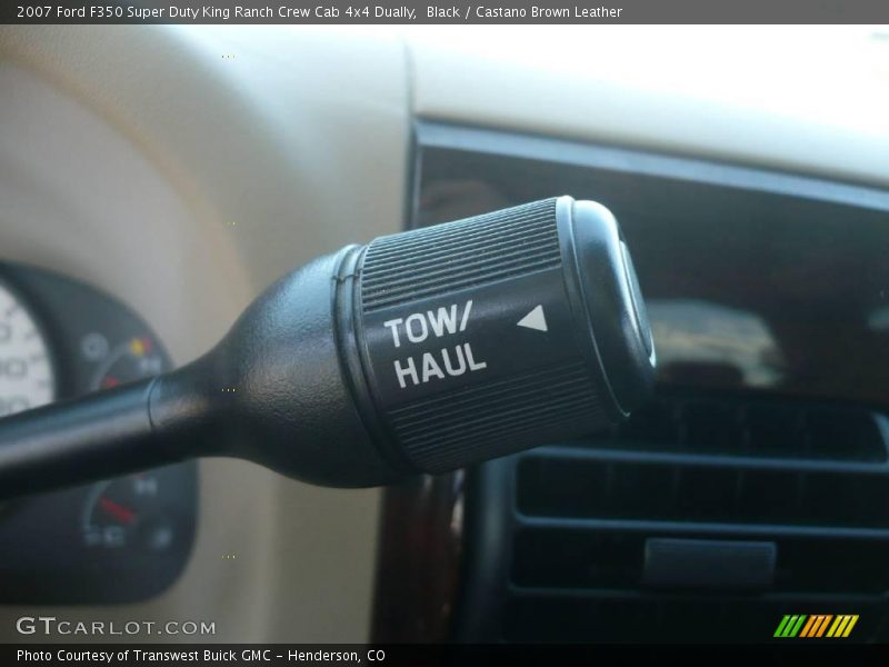 Black / Castano Brown Leather 2007 Ford F350 Super Duty King Ranch Crew Cab 4x4 Dually