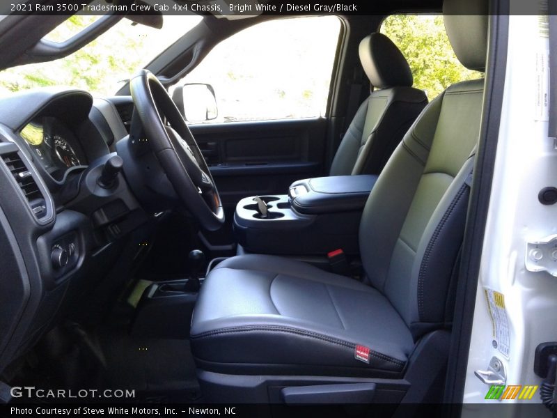 Bright White / Diesel Gray/Black 2021 Ram 3500 Tradesman Crew Cab 4x4 Chassis