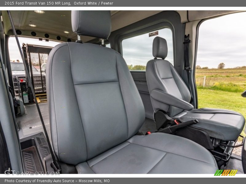Oxford White / Pewter 2015 Ford Transit Van 150 MR Long