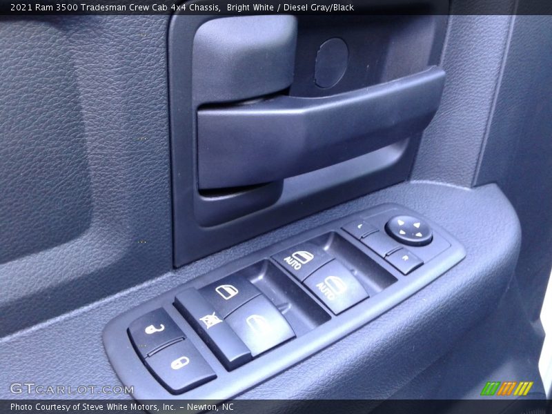Bright White / Diesel Gray/Black 2021 Ram 3500 Tradesman Crew Cab 4x4 Chassis