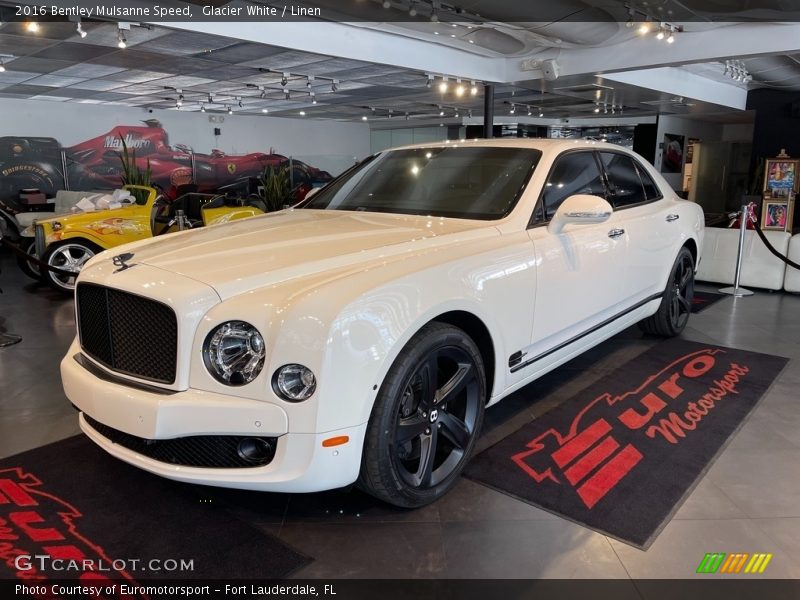 Glacier White / Linen 2016 Bentley Mulsanne Speed