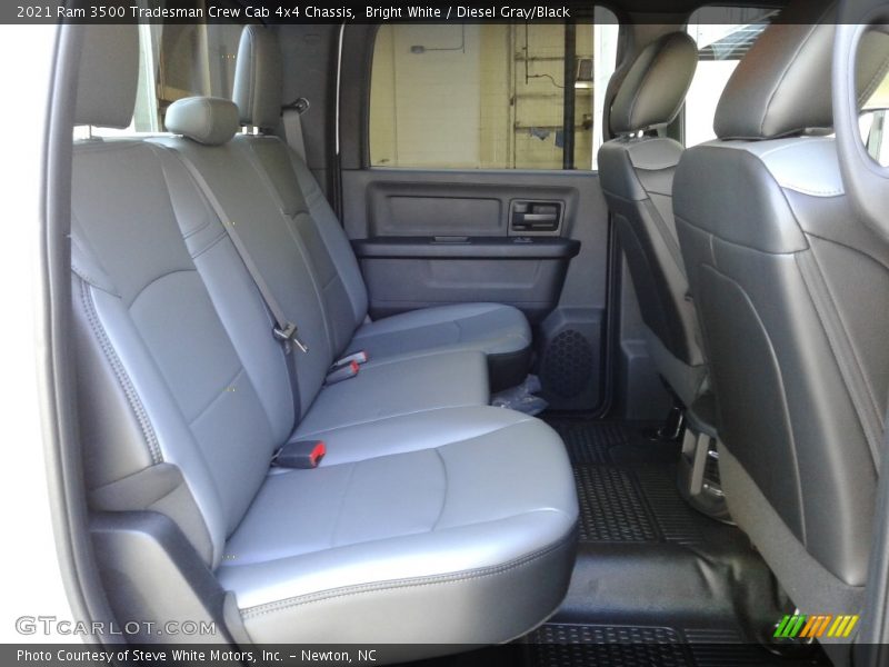 Bright White / Diesel Gray/Black 2021 Ram 3500 Tradesman Crew Cab 4x4 Chassis