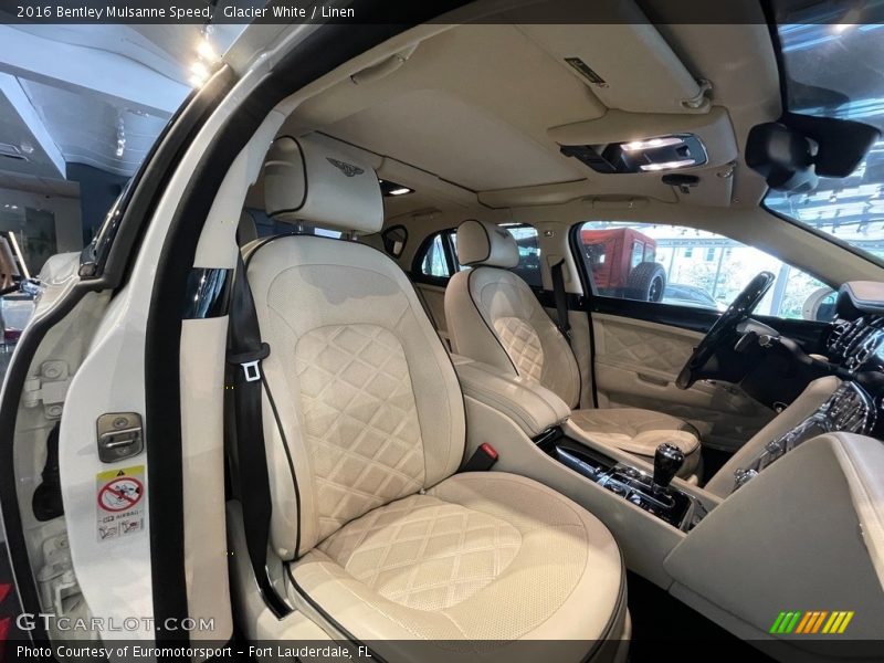  2016 Mulsanne Speed Linen Interior