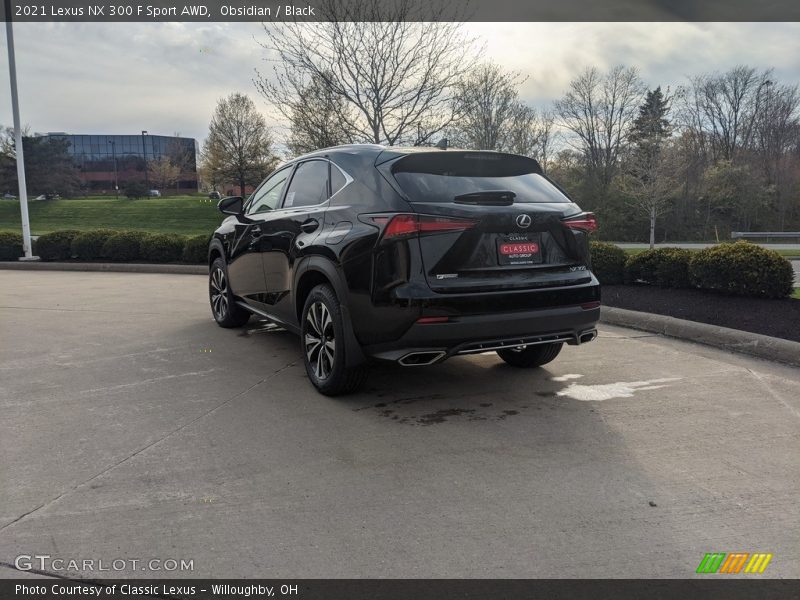 Obsidian / Black 2021 Lexus NX 300 F Sport AWD