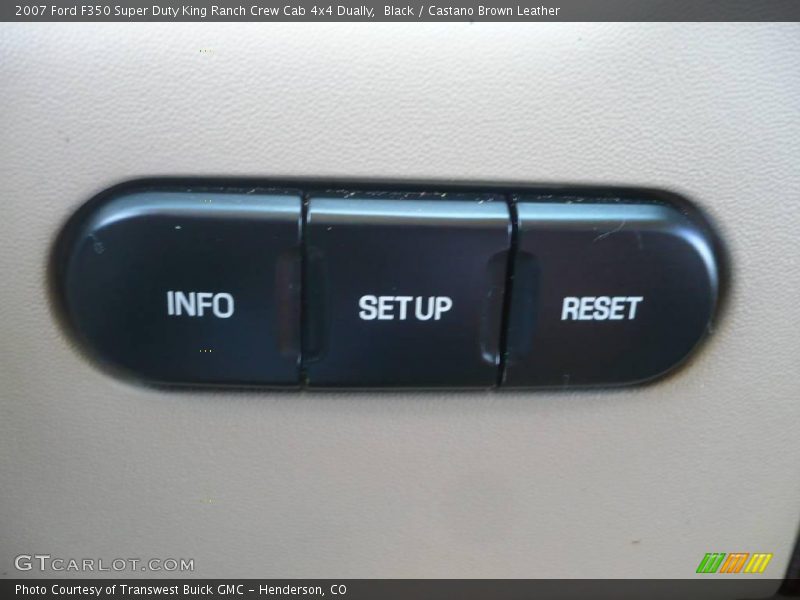 Black / Castano Brown Leather 2007 Ford F350 Super Duty King Ranch Crew Cab 4x4 Dually