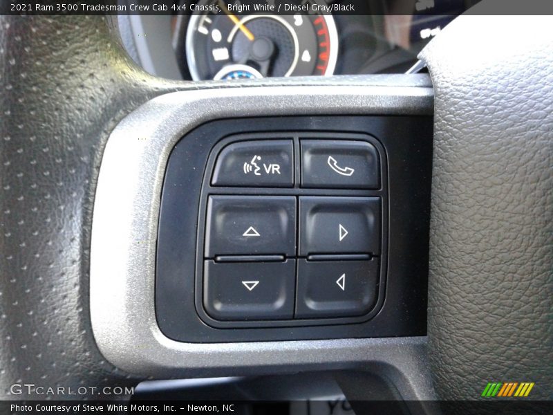 Bright White / Diesel Gray/Black 2021 Ram 3500 Tradesman Crew Cab 4x4 Chassis