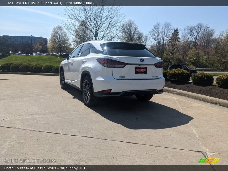 Ultra White / Black 2021 Lexus RX 450h F Sport AWD