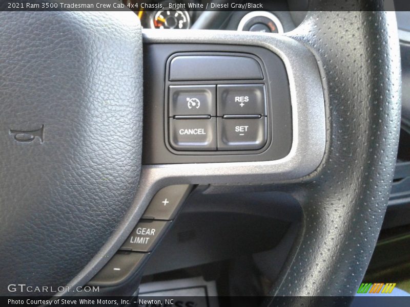 Bright White / Diesel Gray/Black 2021 Ram 3500 Tradesman Crew Cab 4x4 Chassis