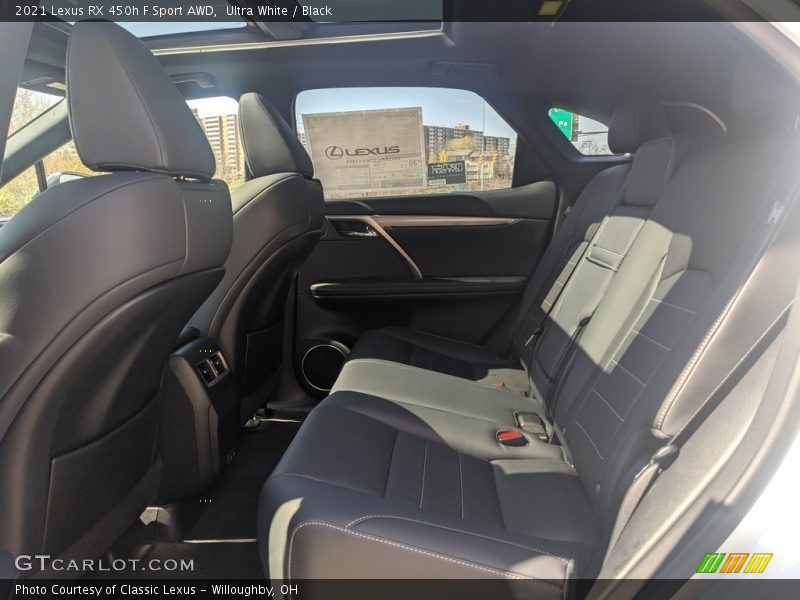 Ultra White / Black 2021 Lexus RX 450h F Sport AWD