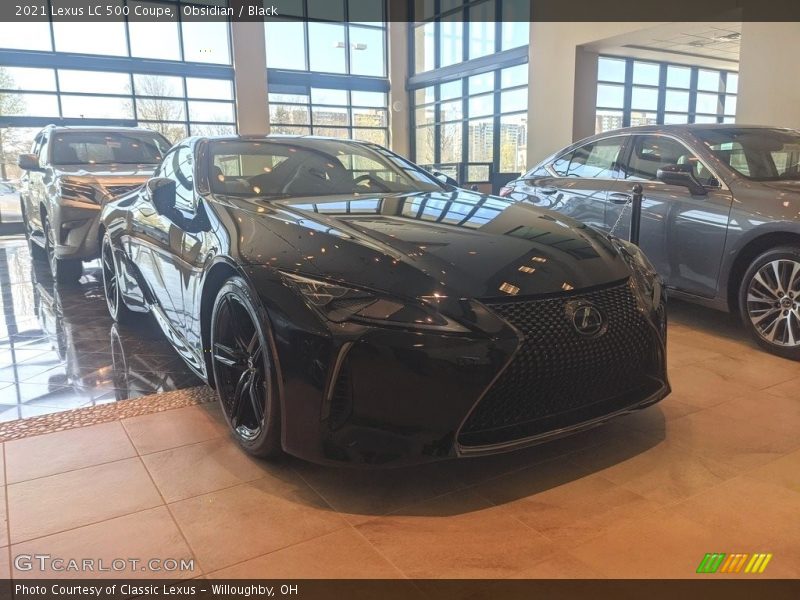 Obsidian / Black 2021 Lexus LC 500 Coupe