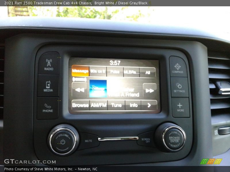 Bright White / Diesel Gray/Black 2021 Ram 3500 Tradesman Crew Cab 4x4 Chassis