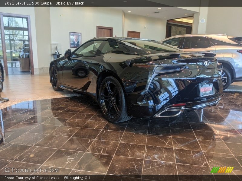 Obsidian / Black 2021 Lexus LC 500 Coupe
