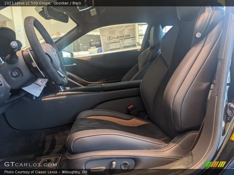 Obsidian / Black 2021 Lexus LC 500 Coupe