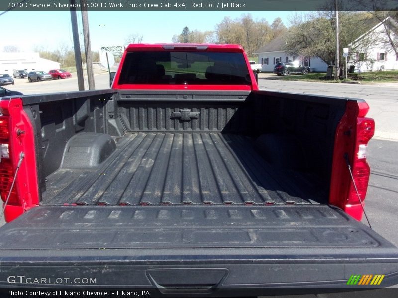 Red Hot / Jet Black 2020 Chevrolet Silverado 3500HD Work Truck Crew Cab 4x4