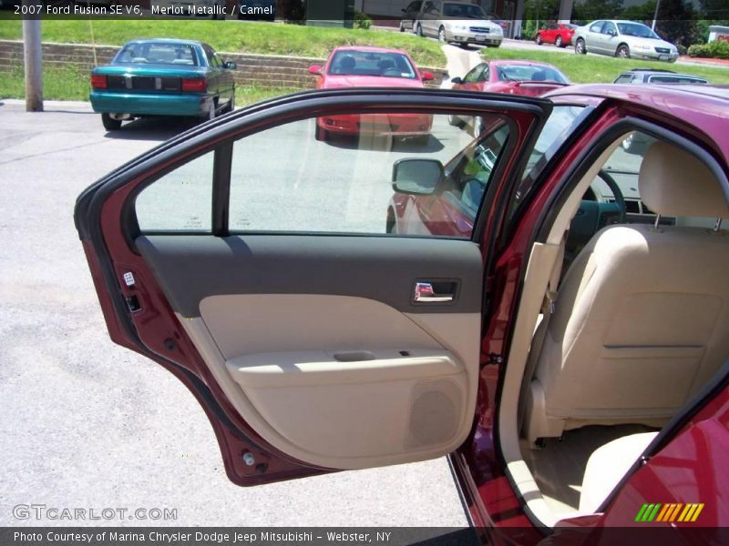 Merlot Metallic / Camel 2007 Ford Fusion SE V6
