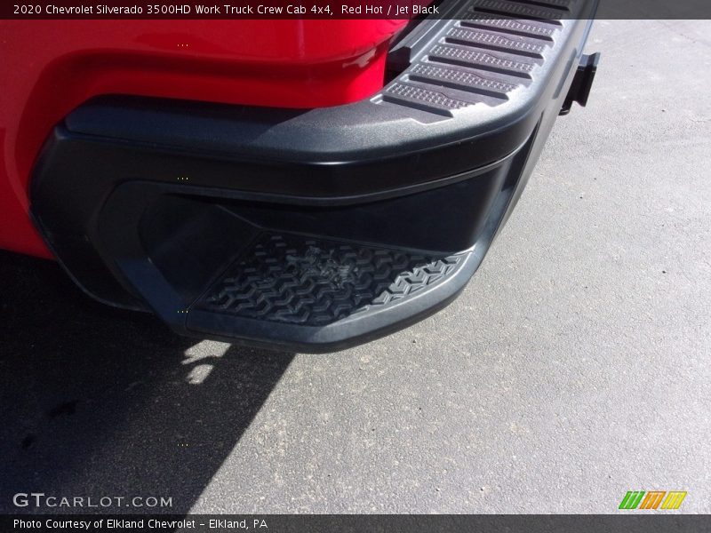 Red Hot / Jet Black 2020 Chevrolet Silverado 3500HD Work Truck Crew Cab 4x4