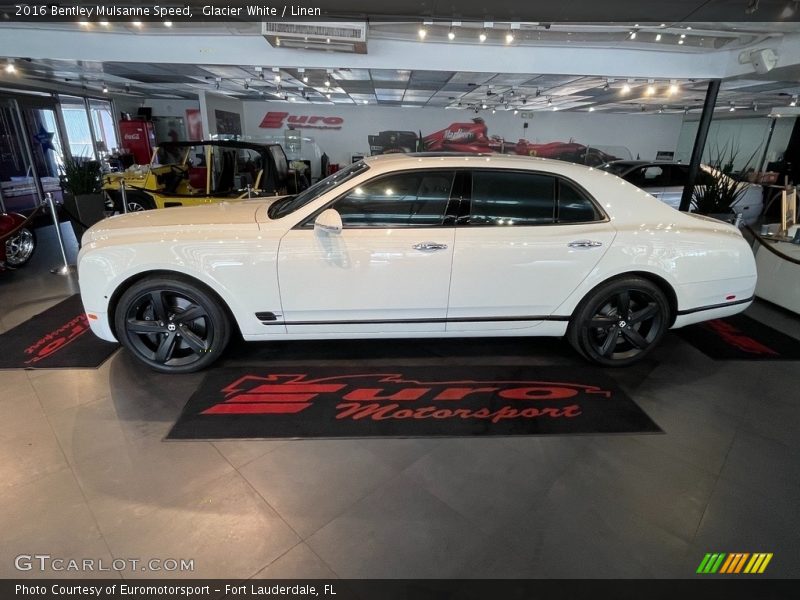 Glacier White / Linen 2016 Bentley Mulsanne Speed
