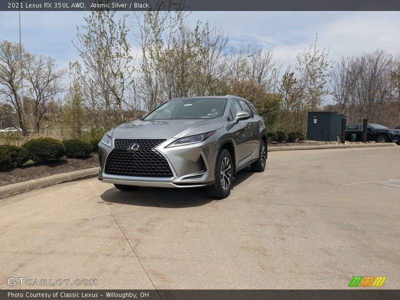 Atomic Silver / Black 2021 Lexus RX 350L AWD