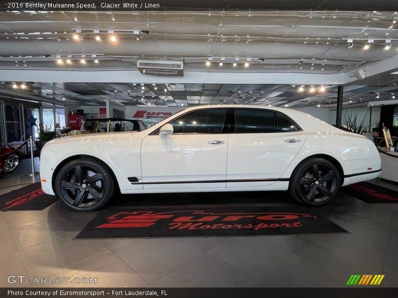 Glacier White / Linen 2016 Bentley Mulsanne Speed