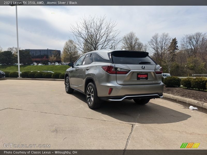 Atomic Silver / Black 2021 Lexus RX 350L AWD