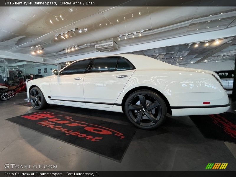 Glacier White / Linen 2016 Bentley Mulsanne Speed
