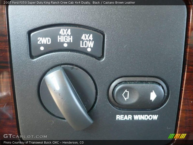 Black / Castano Brown Leather 2007 Ford F350 Super Duty King Ranch Crew Cab 4x4 Dually