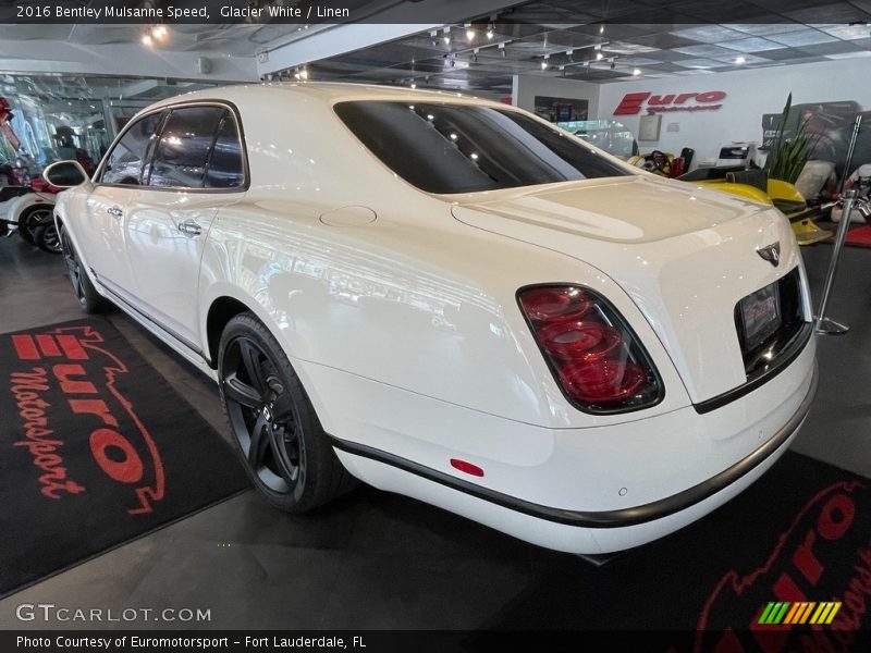 Glacier White / Linen 2016 Bentley Mulsanne Speed
