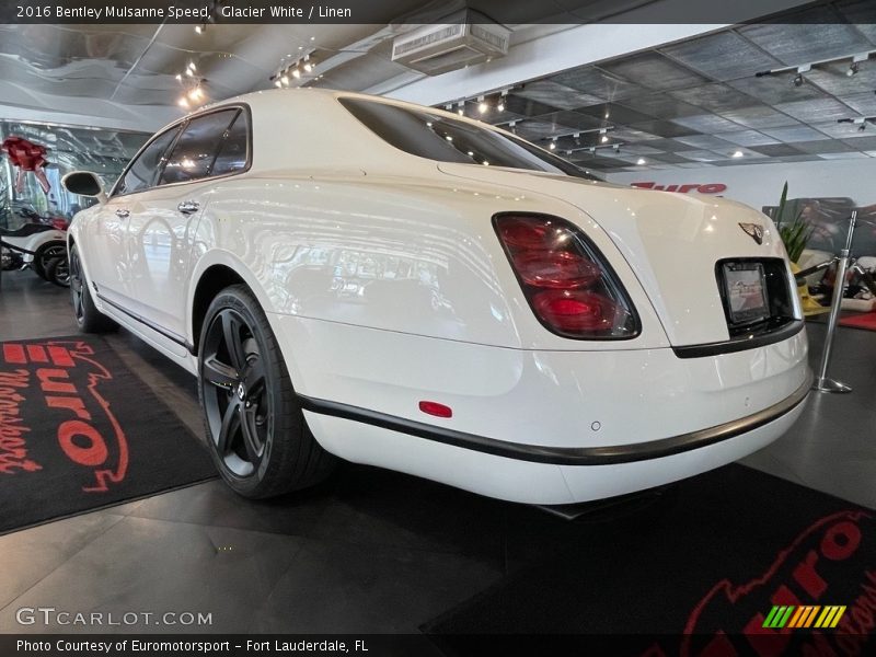 Glacier White / Linen 2016 Bentley Mulsanne Speed