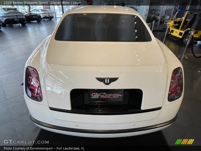 Glacier White / Linen 2016 Bentley Mulsanne Speed