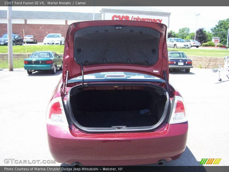 Merlot Metallic / Camel 2007 Ford Fusion SE V6