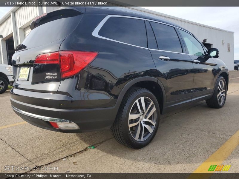 Crystal Black Pearl / Black 2016 Honda Pilot Touring AWD