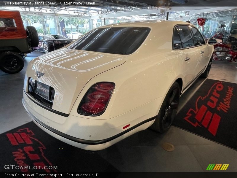 Glacier White / Linen 2016 Bentley Mulsanne Speed
