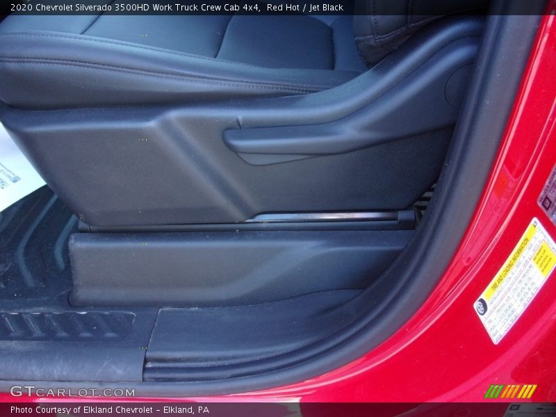 Red Hot / Jet Black 2020 Chevrolet Silverado 3500HD Work Truck Crew Cab 4x4