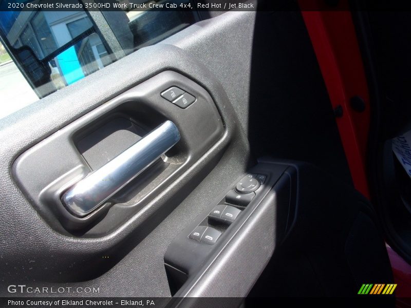 Red Hot / Jet Black 2020 Chevrolet Silverado 3500HD Work Truck Crew Cab 4x4