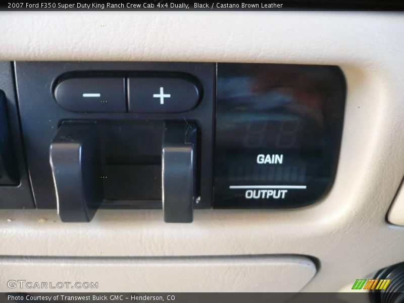 Black / Castano Brown Leather 2007 Ford F350 Super Duty King Ranch Crew Cab 4x4 Dually