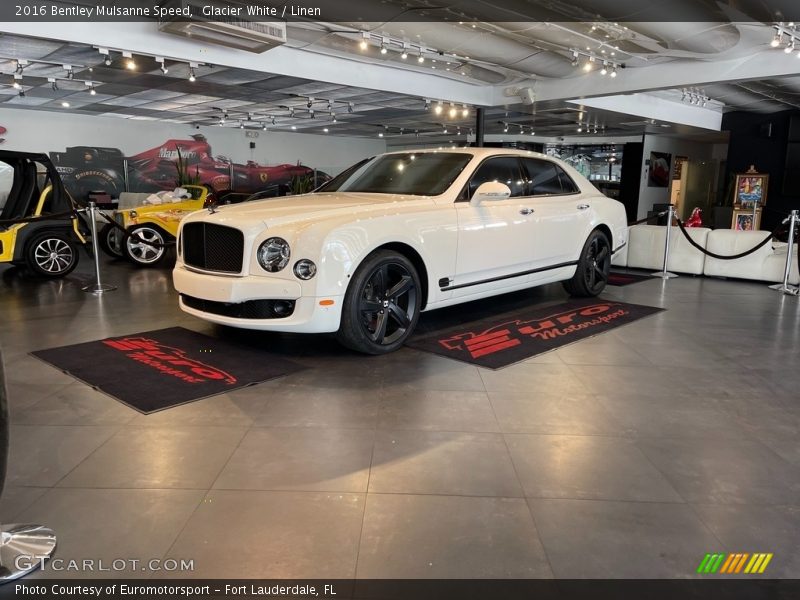 Glacier White / Linen 2016 Bentley Mulsanne Speed
