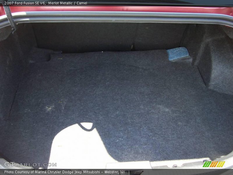 Merlot Metallic / Camel 2007 Ford Fusion SE V6