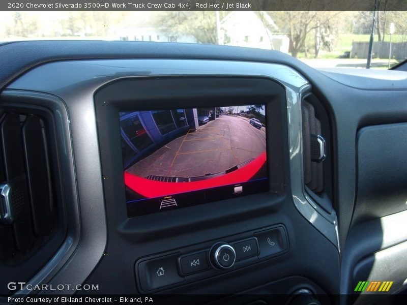 Red Hot / Jet Black 2020 Chevrolet Silverado 3500HD Work Truck Crew Cab 4x4