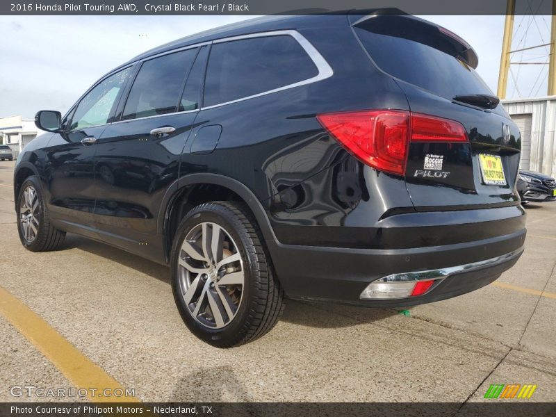 Crystal Black Pearl / Black 2016 Honda Pilot Touring AWD