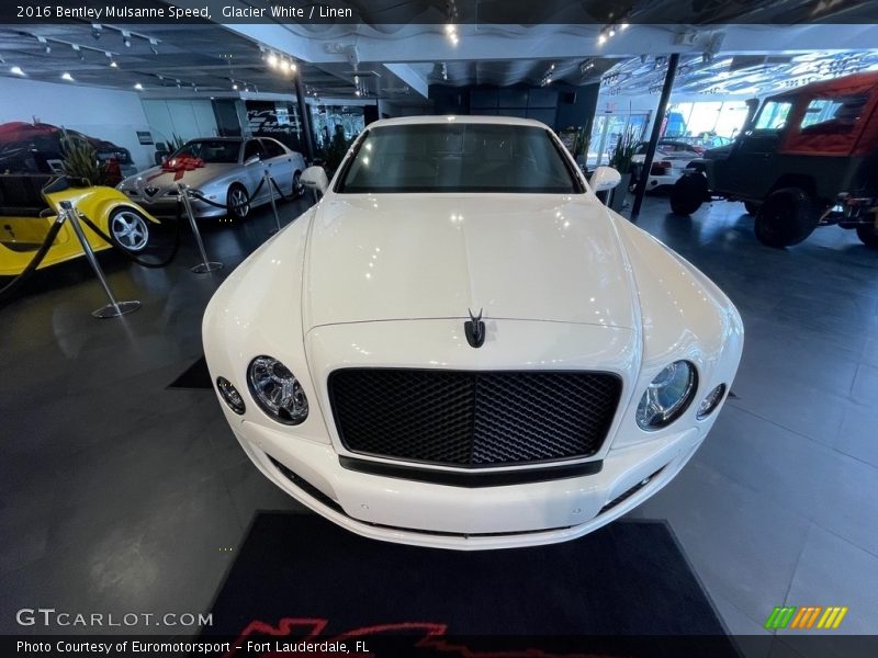 Glacier White / Linen 2016 Bentley Mulsanne Speed