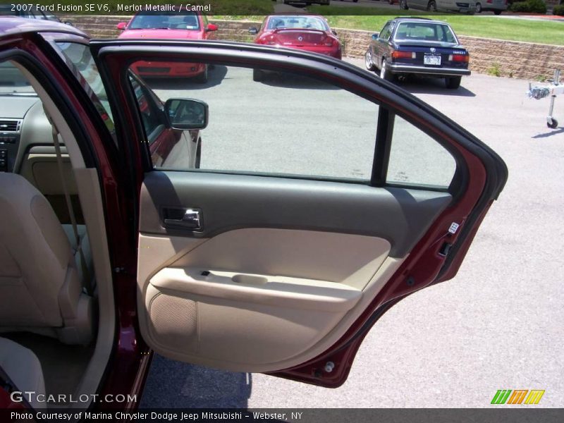 Merlot Metallic / Camel 2007 Ford Fusion SE V6