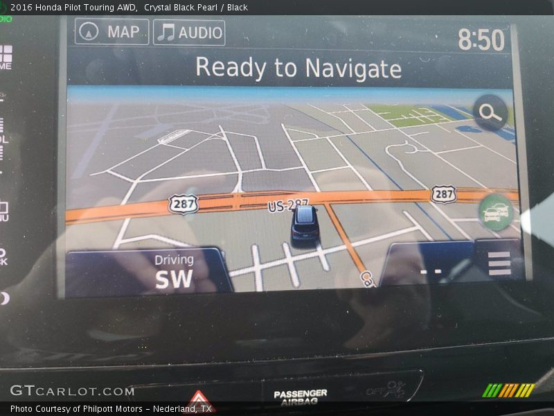 Crystal Black Pearl / Black 2016 Honda Pilot Touring AWD