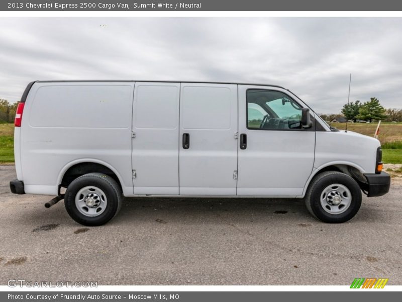  2013 Express 2500 Cargo Van Summit White