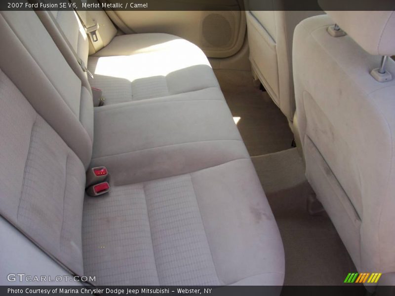 Merlot Metallic / Camel 2007 Ford Fusion SE V6