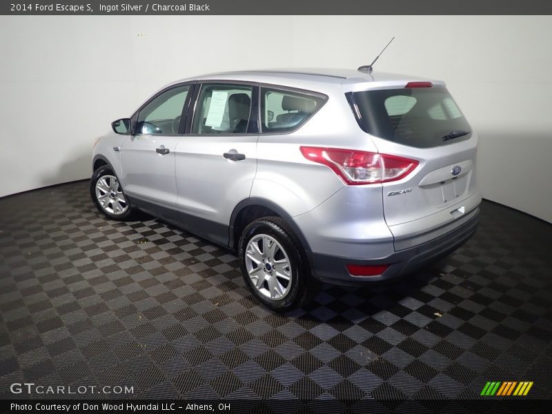 Ingot Silver / Charcoal Black 2014 Ford Escape S