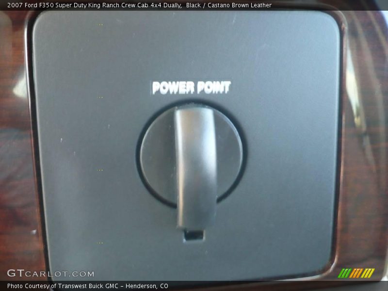 Black / Castano Brown Leather 2007 Ford F350 Super Duty King Ranch Crew Cab 4x4 Dually