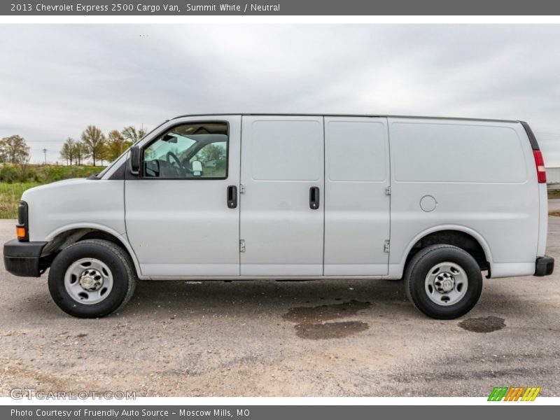 Summit White / Neutral 2013 Chevrolet Express 2500 Cargo Van