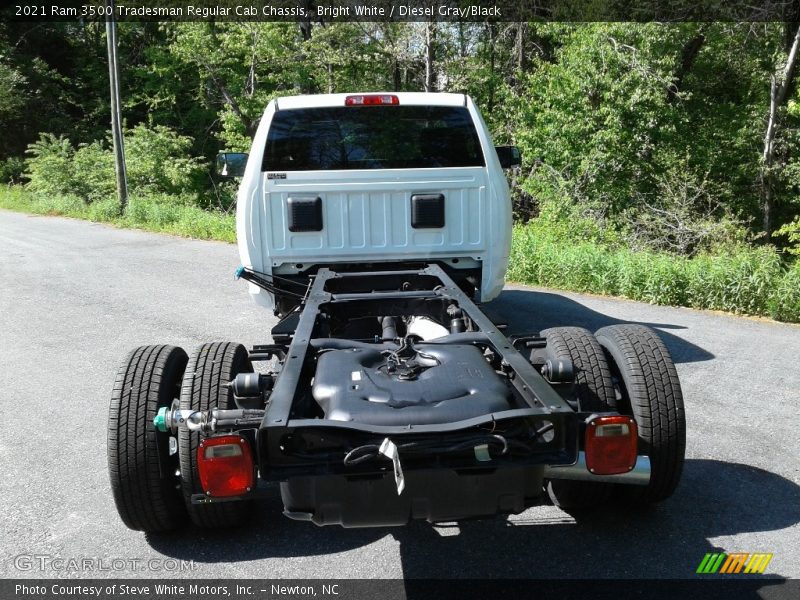 Bright White / Diesel Gray/Black 2021 Ram 3500 Tradesman Regular Cab Chassis