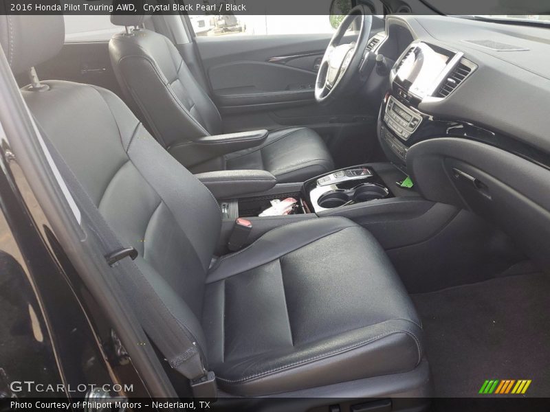 Crystal Black Pearl / Black 2016 Honda Pilot Touring AWD