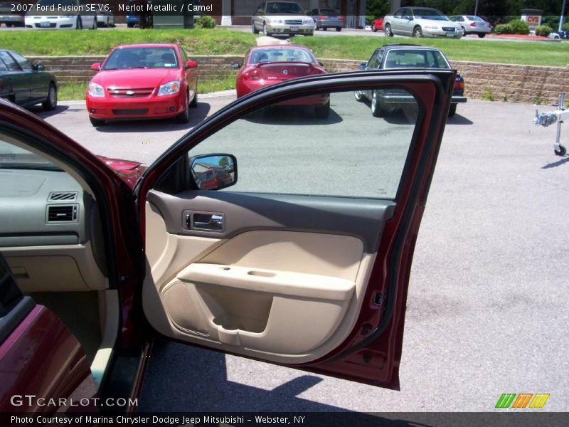 Merlot Metallic / Camel 2007 Ford Fusion SE V6
